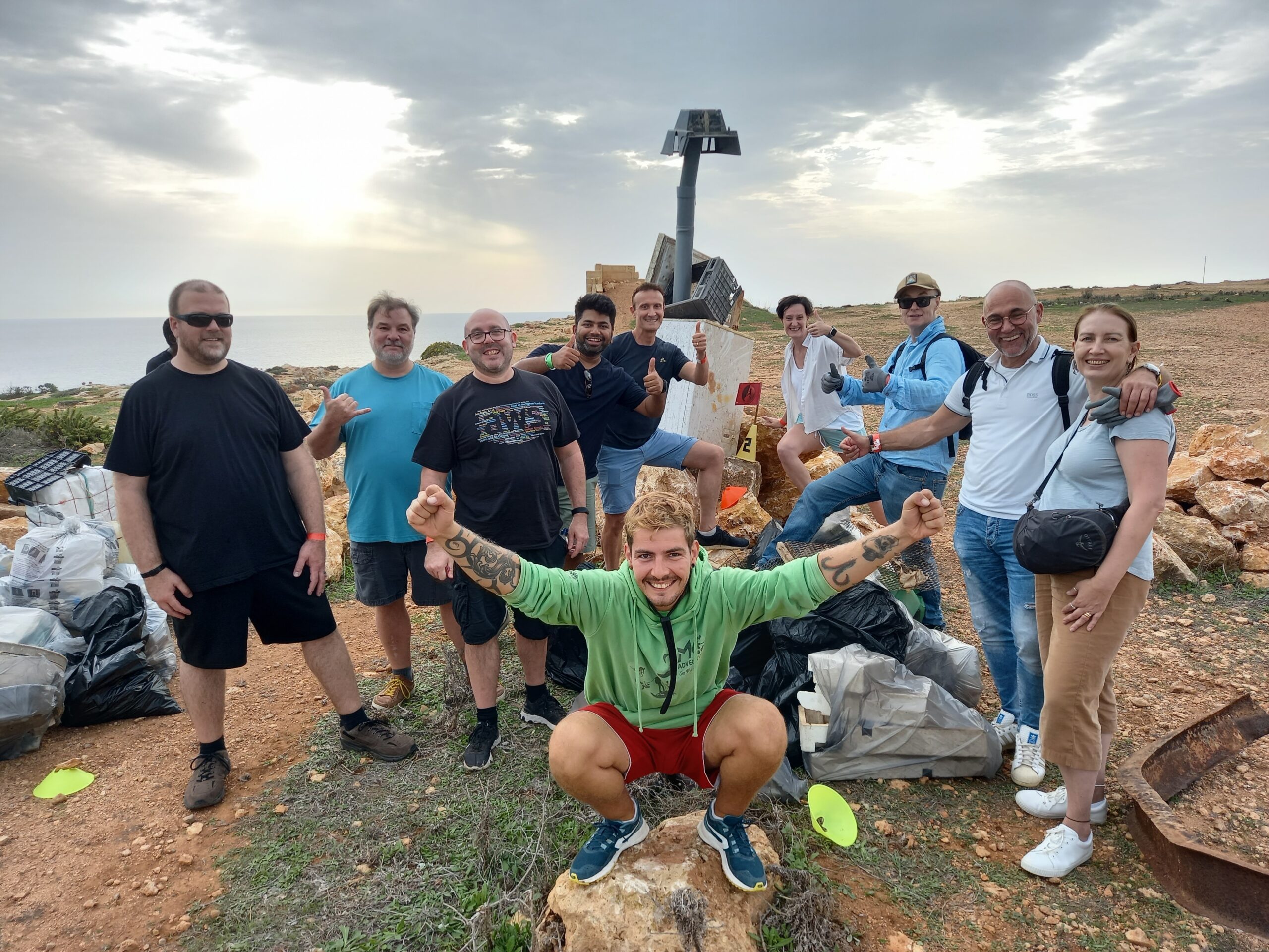 Cleanup Teambuilding at Majjistral