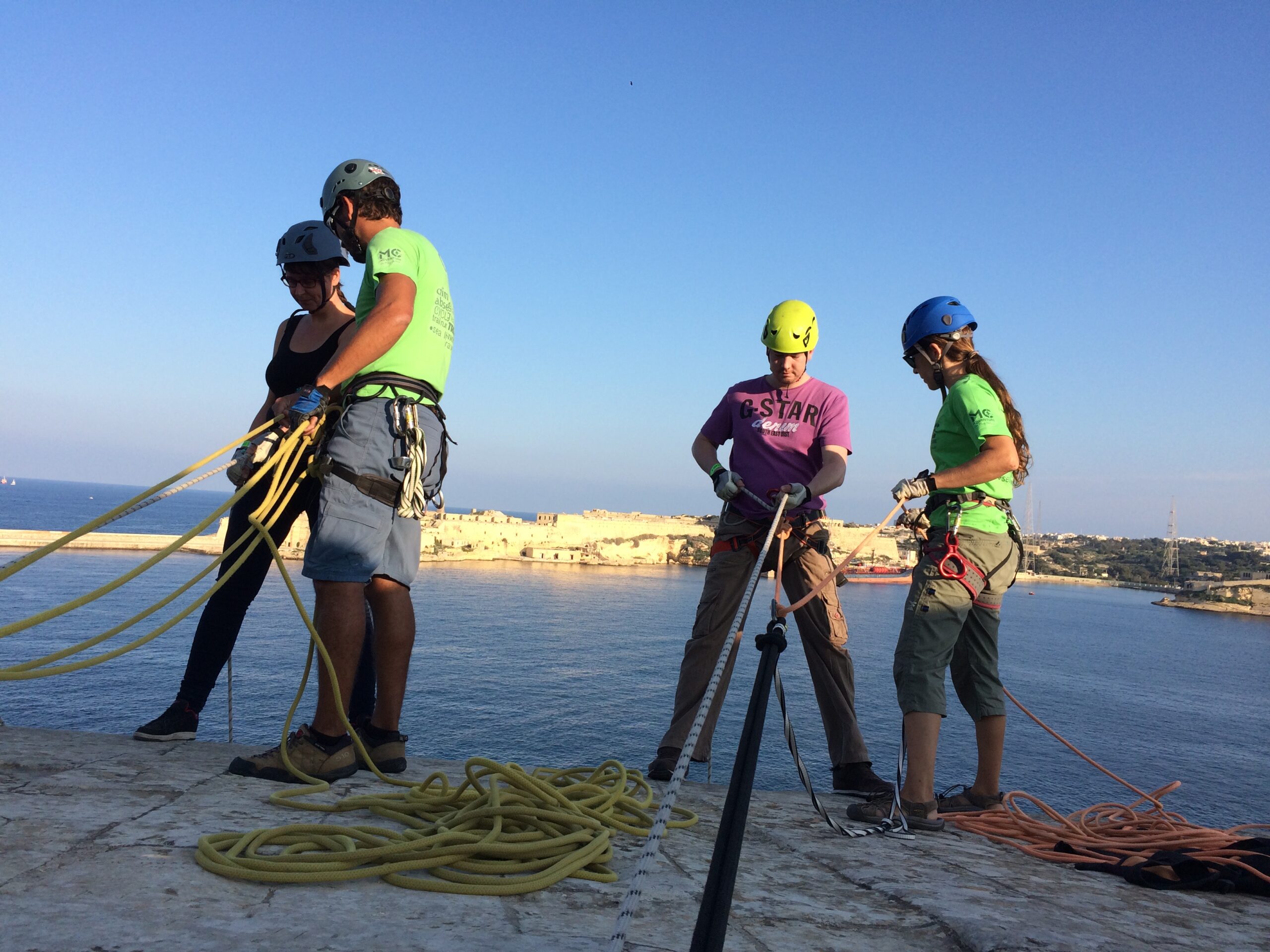Valletta Abseiling 1