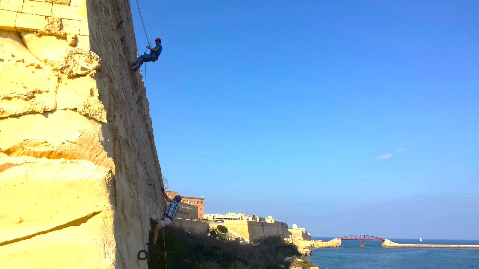 Valletta abseiling xcxxc
