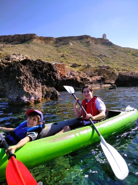Kayaking kids